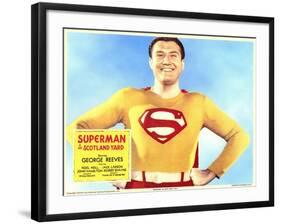 Superman in Scotland Yard, 1954-null-Framed Art Print