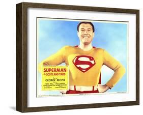 Superman in Scotland Yard, 1954-null-Framed Art Print