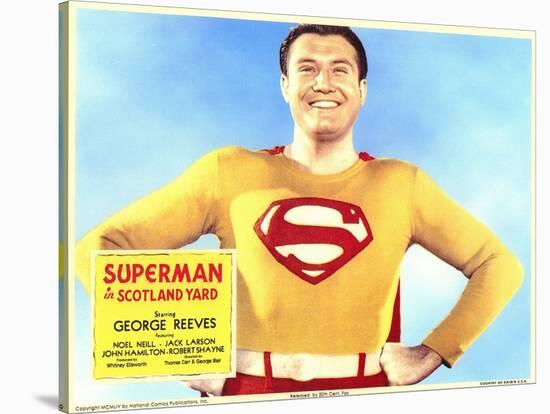 Superman in Scotland Yard, 1954-null-Stretched Canvas