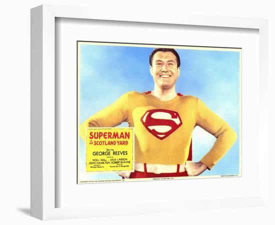 Superman in Scotland Yard, 1954-null-Framed Art Print