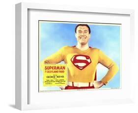 Superman in Scotland Yard, 1954-null-Framed Art Print