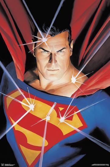 SUPERMAN - PORTRAIT-null-Lamina Framed Poster