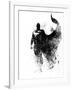 Superman Watercolor I-Jack Hunter-Framed Art Print