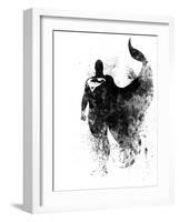 Superman Watercolor I-Jack Hunter-Framed Art Print