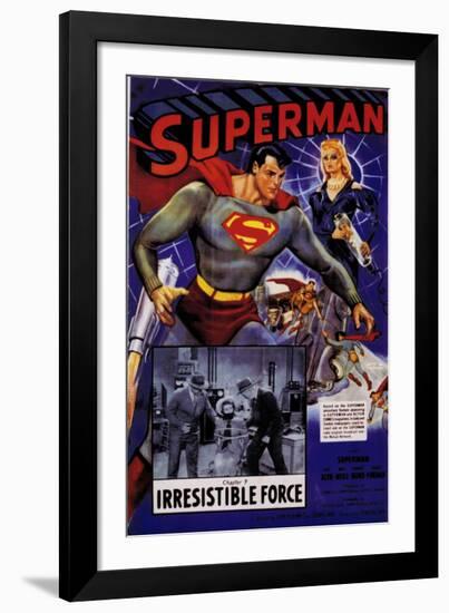 Superman-The Vintage Collection-Framed Art Print