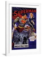 Superman-The Vintage Collection-Framed Art Print