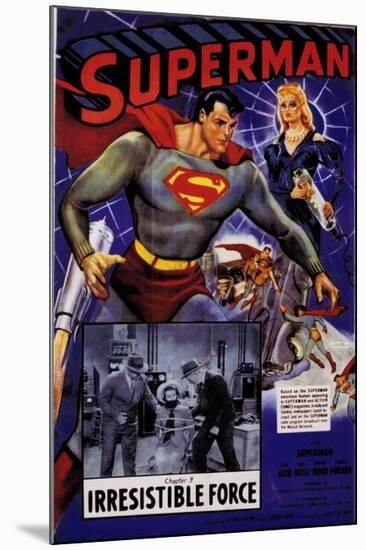 Superman-The Vintage Collection-Mounted Art Print