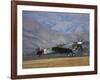 Supermarine Spitfire, British and Allied WWII War Plane, South Island, New Zealand-David Wall-Framed Photographic Print