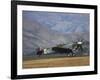 Supermarine Spitfire, British and Allied WWII War Plane, South Island, New Zealand-David Wall-Framed Photographic Print