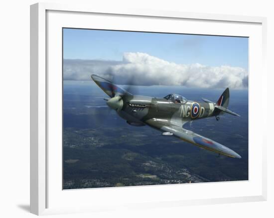 Supermarine Spitfire Mk.XVI Fighter Warbird of the Royal Air Force-Stocktrek Images-Framed Photographic Print