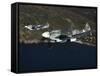 Supermarine Spitfire Mk. XVIII And Mk. XVI Fighter Warbirds-Stocktrek Images-Framed Stretched Canvas