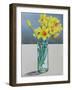 Supermarket Daffodils, 2022 (Watercolour on Paper)-Christopher Ryland-Framed Giclee Print