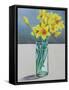 Supermarket Daffodils, 2022 (Watercolour on Paper)-Christopher Ryland-Framed Stretched Canvas