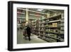 Supermarket Interior, Dieppe, Normandy, France-Nelly Boyd-Framed Photographic Print