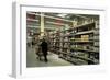 Supermarket Interior, Dieppe, Normandy, France-Nelly Boyd-Framed Photographic Print