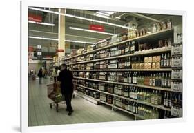 Supermarket Interior, Dieppe, Normandy, France-Nelly Boyd-Framed Photographic Print