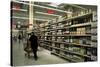 Supermarket Interior, Dieppe, Normandy, France-Nelly Boyd-Stretched Canvas
