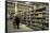 Supermarket Interior, Dieppe, Normandy, France-Nelly Boyd-Framed Stretched Canvas
