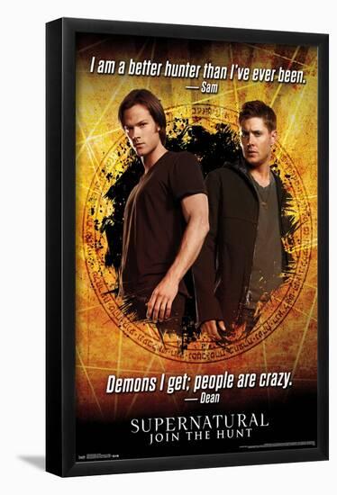 Supernatural - Quotes-Trends International-Framed Poster