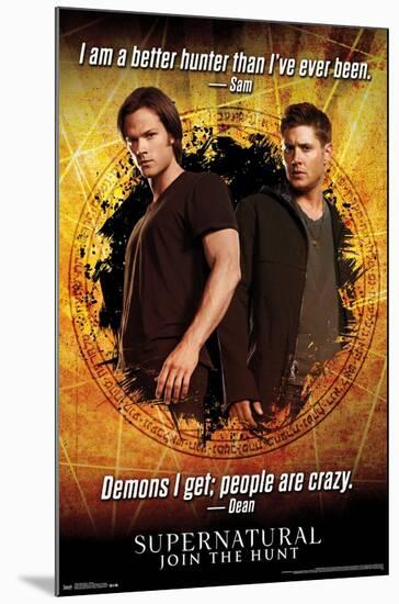 Supernatural - Quotes-Trends International-Mounted Poster