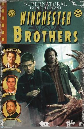 Poster Supernatural - Brothers  Wall Art, Gifts & Merchandise