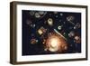 Supernova On My Plate-Dina Belenko-Framed Giclee Print
