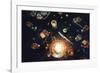 Supernova On My Plate-Dina Belenko-Framed Giclee Print