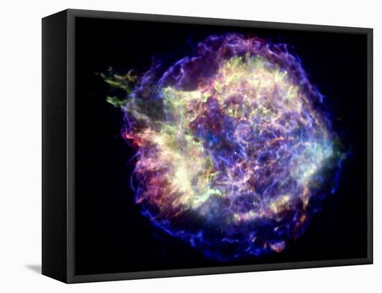 Supernova Remnant Cassiopeia A, X-ray-null-Framed Stretched Canvas