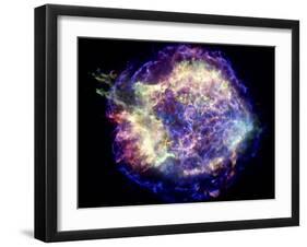 Supernova Remnant Cassiopeia A, X-ray-null-Framed Photographic Print