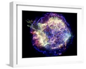 Supernova Remnant Cassiopeia A, X-ray-null-Framed Photographic Print