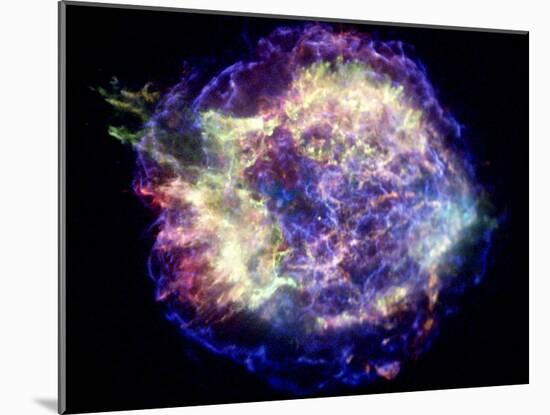 Supernova Remnant Cassiopeia A, X-ray-null-Mounted Photographic Print