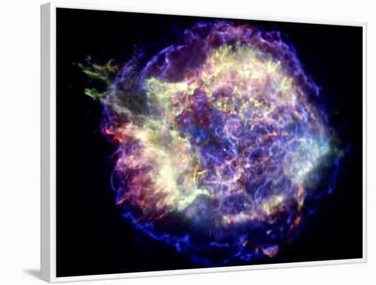 Supernova Remnant Cassiopeia A, X-ray-null-Framed Photographic Print