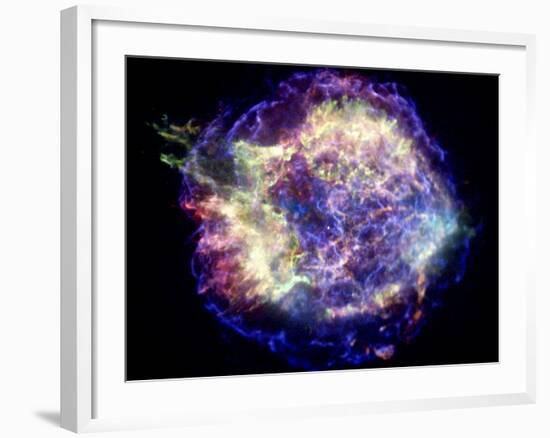 Supernova Remnant Cassiopeia A, X-ray-null-Framed Photographic Print