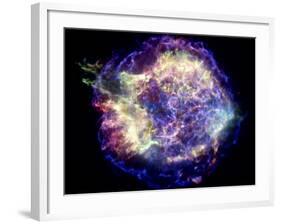 Supernova Remnant Cassiopeia A, X-ray-null-Framed Photographic Print