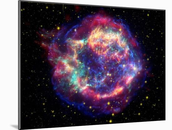Supernova Remnant Cassiopeia A-Stocktrek Images-Mounted Premium Photographic Print