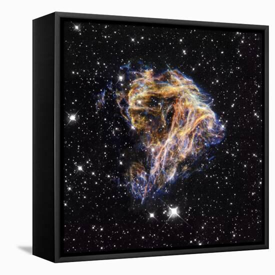 Supernova Remnant LMC N 49-null-Framed Stretched Canvas