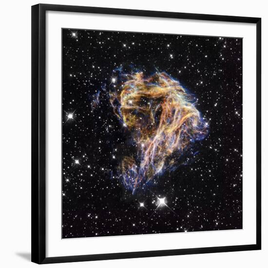 Supernova Remnant LMC N 49-null-Framed Photographic Print