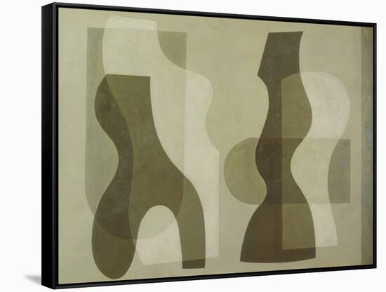 Superposed Forms-Jessica Dismorr-Framed Stretched Canvas