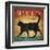Superstition Black Label Whiskey Cat-Ryan Fowler-Framed Art Print