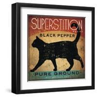 Superstition Black Pepper Cat-Ryan Fowler-Framed Art Print