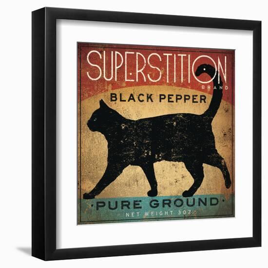 Superstition Black Pepper Cat-Ryan Fowler-Framed Art Print