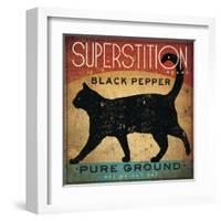 Superstition Black Pepper Cat-Ryan Fowler-Framed Art Print