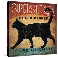 Superstition Black Pepper Cat-Ryan Fowler-Stretched Canvas