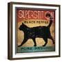 Superstition Black Pepper Cat-Ryan Fowler-Framed Art Print