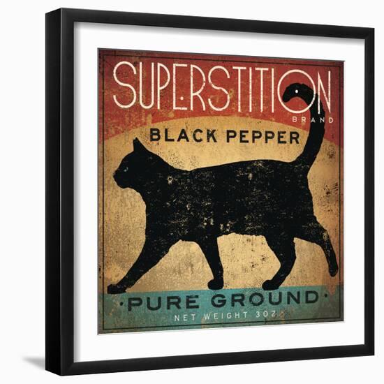 Superstition Black Pepper Cat-Ryan Fowler-Framed Art Print