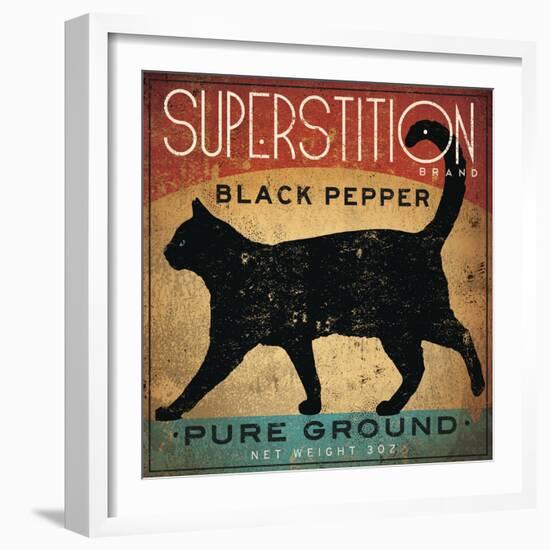 Superstition Black Pepper Cat-Ryan Fowler-Framed Art Print