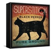 Superstition Black Pepper Cat-Ryan Fowler-Framed Stretched Canvas