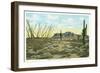 Superstition Mountain, Apache Trail-null-Framed Premium Giclee Print