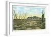 Superstition Mountain, Apache Trail-null-Framed Premium Giclee Print