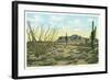 Superstition Mountain, Apache Trail-null-Framed Art Print